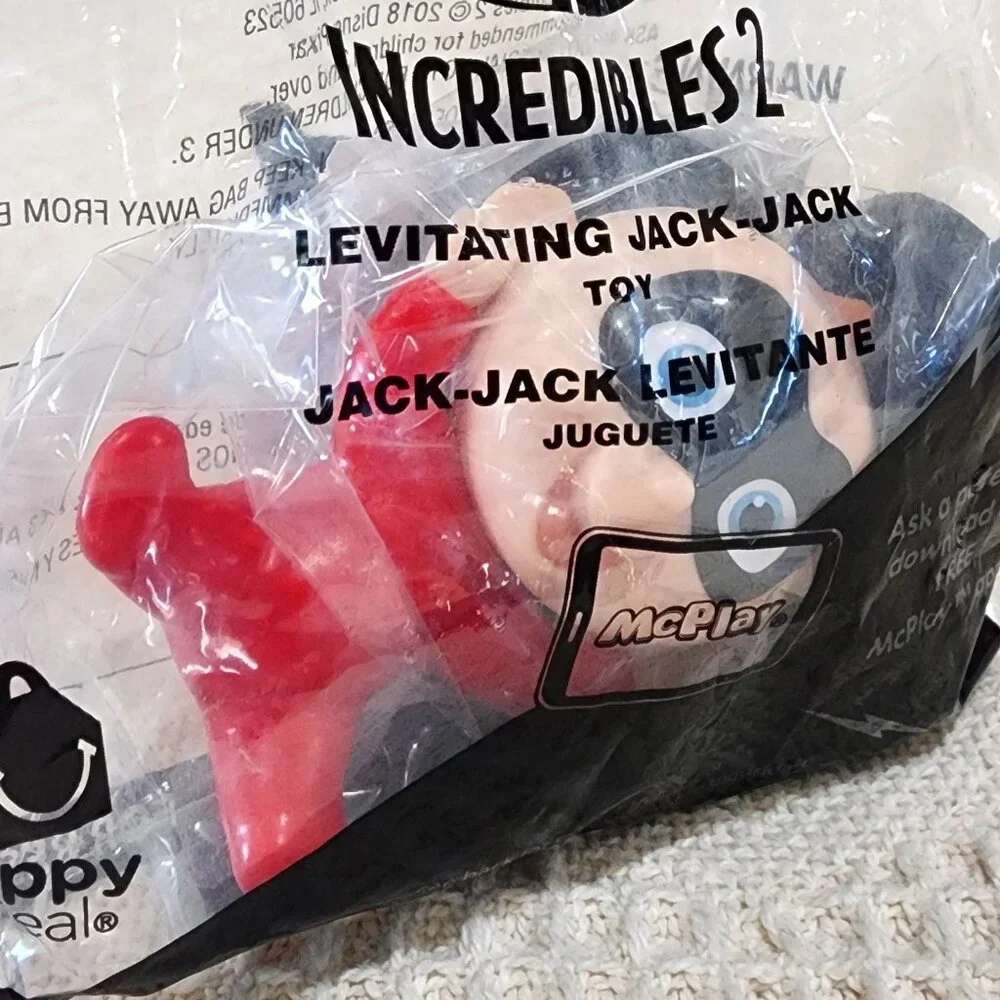 Disney Incredibles 2 LEVITATING JACK-JACK #5 NIP - 2018 McDonalds Happy Meal Toy